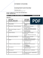 Teaching Schedule - 2006-07