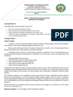 Chapter 4. Financial Ratio Analyses and Their Implications To Management Learning Objectives