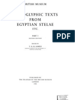 Hieroglyphic Text British Museum HTBM Part 1