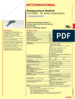 HTS 8000 For Series Applications: Temperature Switch