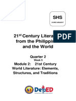 Module 2 - Quarter 2 - 21st Century Literature