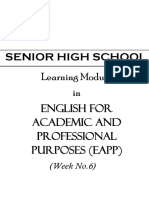 Lesson 06 - EAPP (School)
