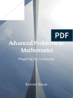 Advanced Problems in Mathematics: New Revised Edition