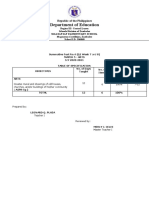 Arts 5 Summative Test No.4 (Q1 Week 7 and 8) With Tos - Magsaysay Elem. School