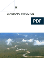 Drainage and Landscape Irrigation