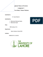 Assingment 3 (MT&P) (Case Study Telenor Pakistan)