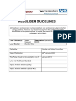 Nebuliser Guidelines: Trust Guideline