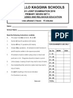 Social Studies and R.E Sir Apollo Kaggwa School Set Ii