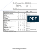 KDL16 Parameter List 972483D01: The Document Id of This Sheet Must Match With The Id Reported by UI Menu 6 - 0