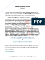 Safety Results LTD CRSP Practice Questions Series Two Dec 2015