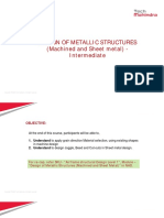 Design of Metallic Structures Machined and Sheet Metal Intermediate