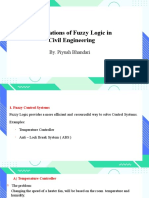 Applications of Fuzzy Logic in Civil Engg