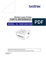Parts Reference List: MODEL: HL-1030/1240/1250/1270N