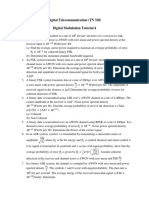 Digital Telecommunication (TN 320) Digital Modulation Tutorial 4