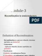 Band - To - Band Recombination