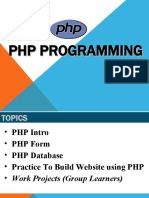 PHP Intro