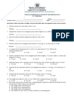 4th Quarter Summative Test in MATH 2