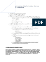 Evidence For The Implementation of The Final Solution: Electronic Edition, by Browning, Christopher R