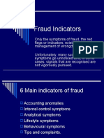 Fraud Indicators