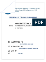 Engineering Mechanics Assignment