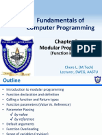 Chapter 5 - Modular Programming-2