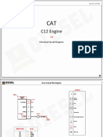 C12 Engine: Electrical Circuit Diagram