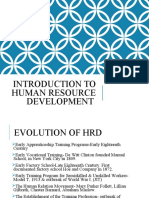 Introduction To Human Resource Development