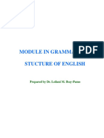 Grammatical Structures of English Module 01