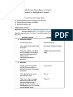 Sample Detailed Lesson Plan