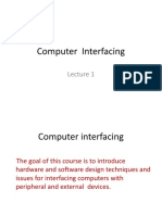 Computer Interfacing - Lecture1