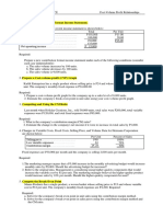 MGT 1 Cost Volume Profit Relationships