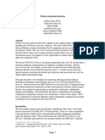 Wireless Intrusion Detection: Griffith, Eric. "Synergy Sees WLAN Growth." 802.11 Planet. http://www.80211