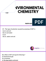 Enviornmental Chemistry 60 Questions