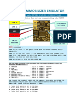 Unican Immobilizer Emulator: Can H Can L