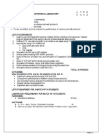 CS8581 Networks Lab Manual