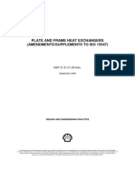 Plate and Frame Heat Exchangers (Amendments/Supplements To Iso 15547)