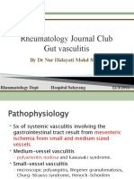 Rheumatology Journal Club Gut Vasculitis: by DR Nur Hidayati Mohd Sharif