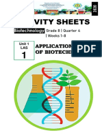 STE-Elective Biotech Q4 W1-8 Learning-Activity-Sheets