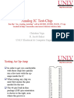 Analog IC Test-Chip: Christian Vega R. Jacob Baker UNLV Electrical & Computer Engineering