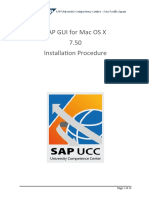 Installation SAPGUI 750 For MacOSX