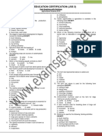 Junior WAEC Past Question - Agricultural Science