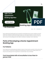 Doctor Appointment Booking App Development - An Overview!