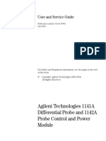 Agilent Technologies 1141A Differential Probe and 1142A Probe Control and Power