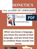 1.1 Phonetics - The Sounds of Language - Sounds Segments