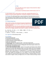 Iodine Value of Oil