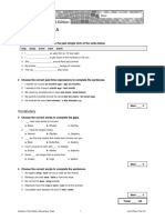 Unit 6 Short Test 1A: Grammar