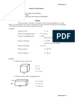 Lesson 5 - Volume of Solid Figure