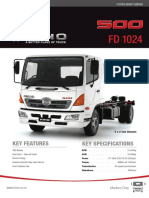 Key Features Key Specifications: 4 X 2 Cab Chassis