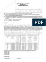 Auditing Cup - 19 Rmyc Answer Key Elimination Round Easy