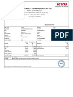 Kyb Motorcycle Suspension India Pvt. LTD.: Pay Slip Cum Time Card Form-25B For The Month of May 2021